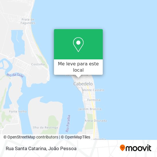 Rua Santa Catarina mapa