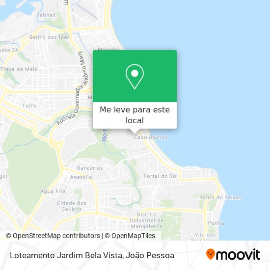 Loteamento Jardim Bela Vista mapa