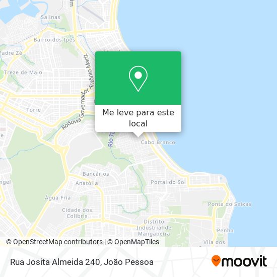 Rua Josita Almeida 240 mapa