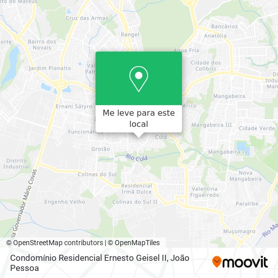 Condomínio Residencial Ernesto Geisel II mapa