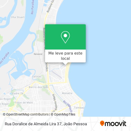 Rua Doralice de Almeida Líra 37 mapa