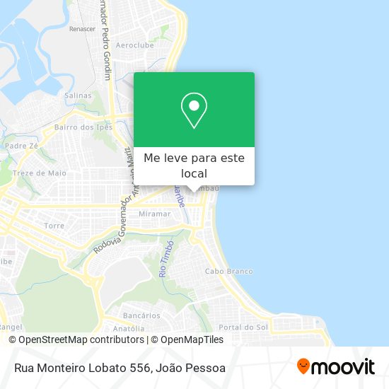 Rua Monteiro Lobato 556 mapa