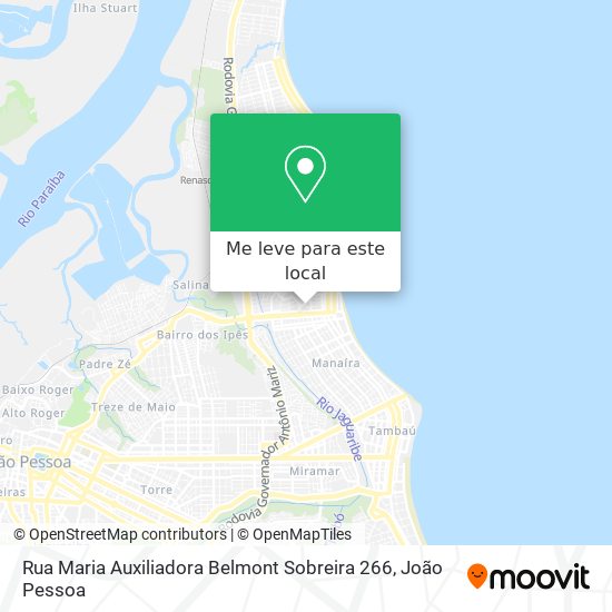 Rua Maria Auxiliadora Belmont Sobreira 266 mapa