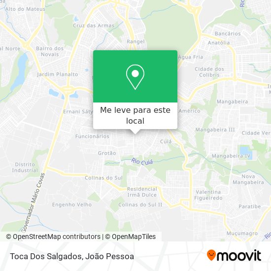Toca Dos Salgados mapa