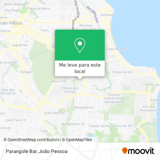 Parangole Bar mapa