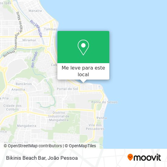 Bikinis Beach Bar mapa