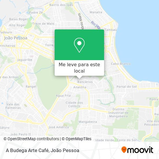 A Budega Arte Café mapa
