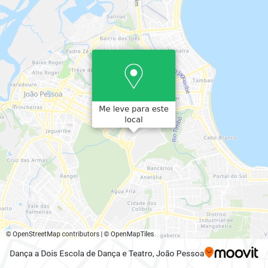 Dança a Dois Escola de Dança e Teatro mapa