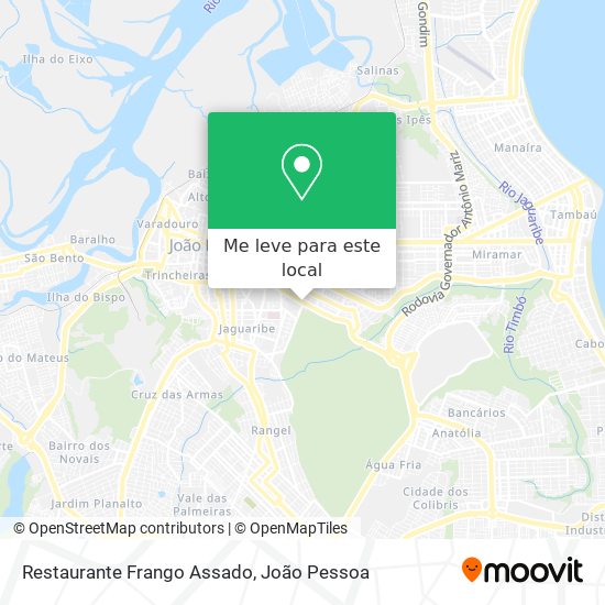Restaurante Frango Assado mapa