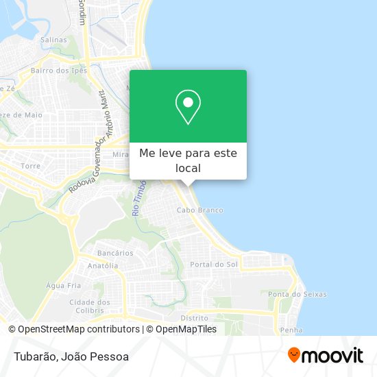 Tubarão mapa