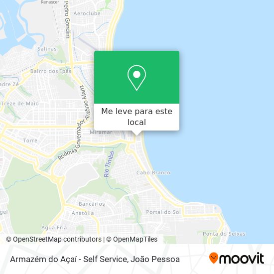 Armazém do Açaí - Self Service mapa