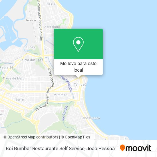 Boi Bumbar Restaurante Self Service mapa