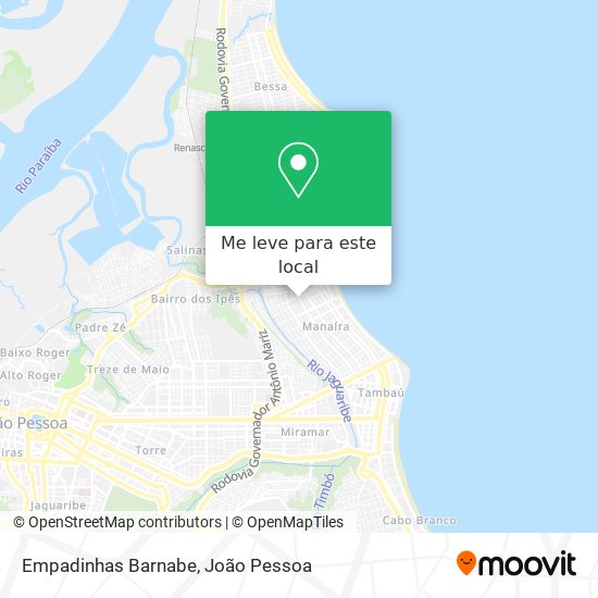 Empadinhas Barnabe mapa