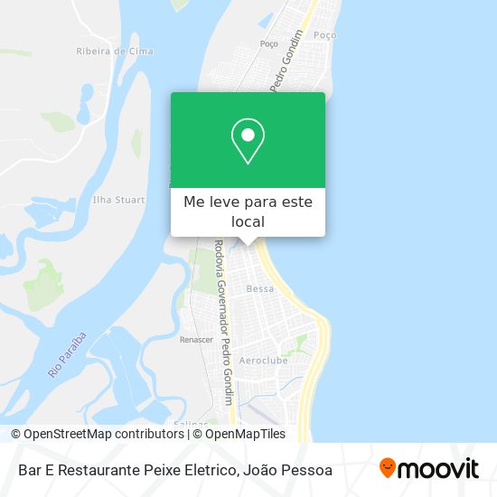 Bar E Restaurante Peixe Eletrico mapa