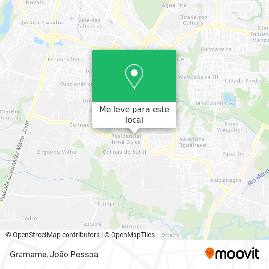 Gramame mapa