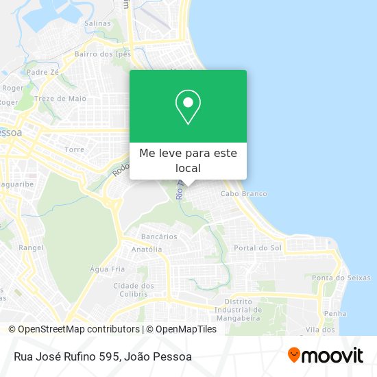 Rua José Rufino 595 mapa