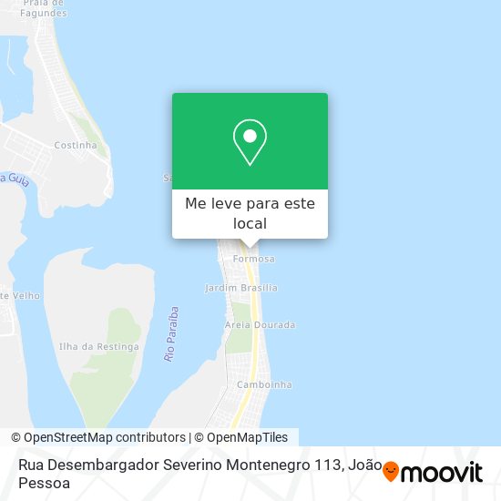 Rua Desembargador Severino Montenegro 113 mapa