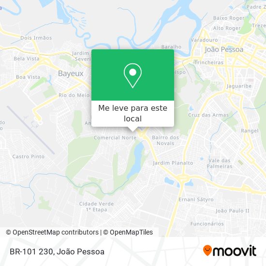 BR-101 230 mapa