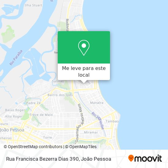 Rua Francisca Bezerra Dias 390 mapa