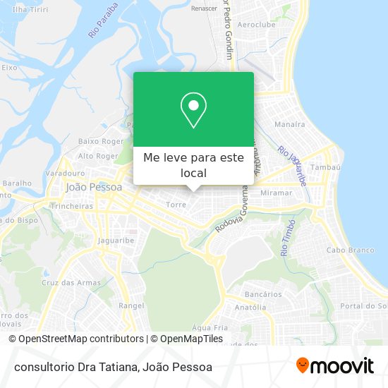 consultorio Dra Tatiana mapa