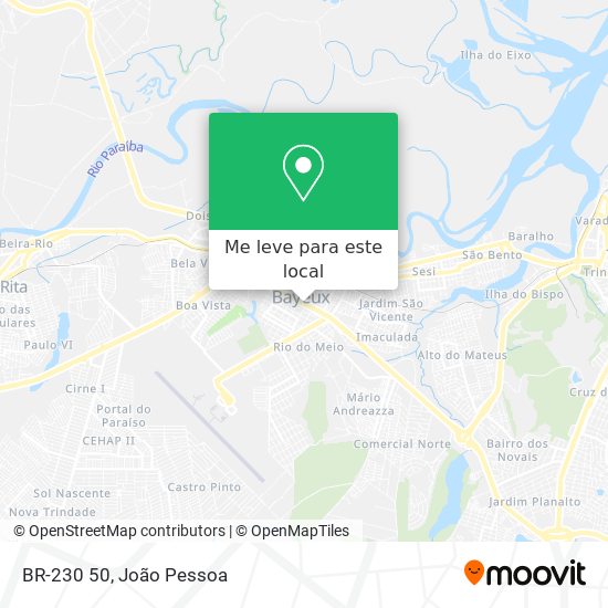 BR-230 50 mapa