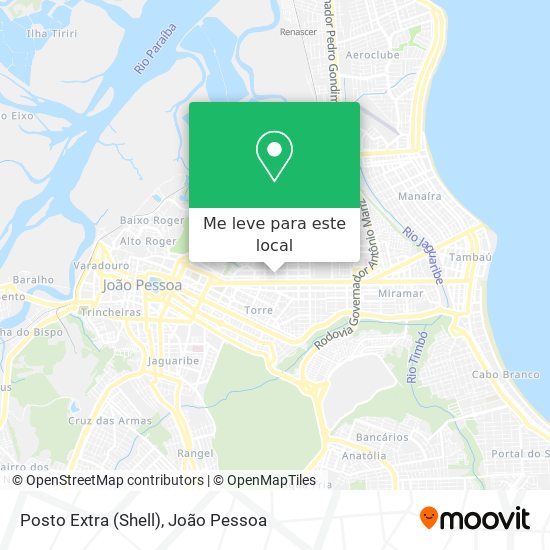Posto Extra (Shell) mapa