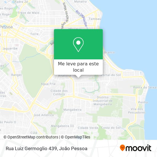 Rua Luiz Germoglio 439 mapa