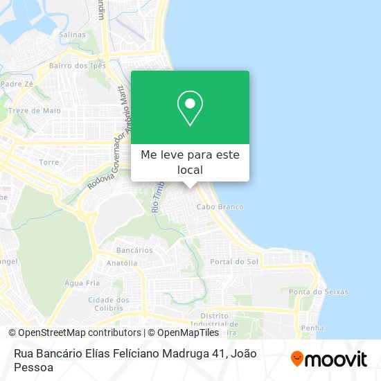 Rua Bancário Elías Felíciano Madruga 41 mapa