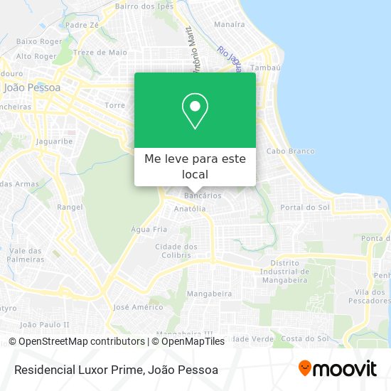 Residencial Luxor Prime mapa