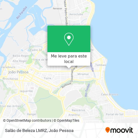Salão de Beleza LMRZ mapa