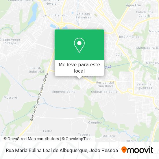 Rua Maria Eulina Leal de Albuquerque mapa