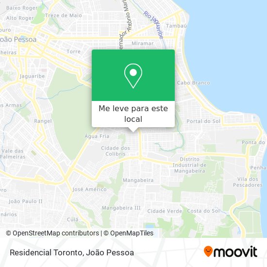 Residencial Toronto mapa