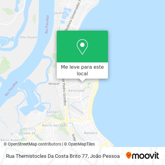 Rua Themistocles Da Costa Brito 77 mapa