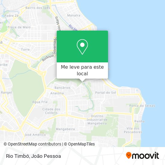 Rio Timbó mapa