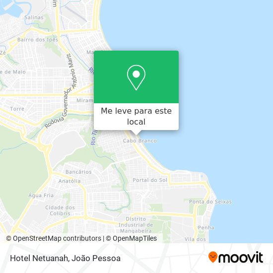 Hotel Netuanah mapa