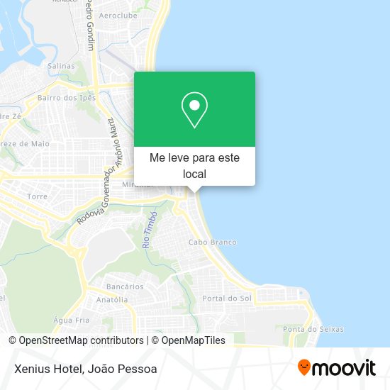 Xenius Hotel mapa