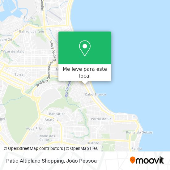 Pátio Altiplano Shopping mapa