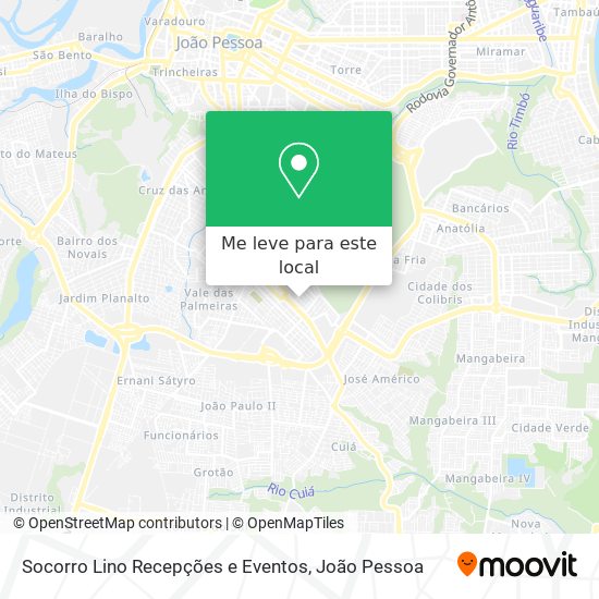 Socorro Lino Recepções e Eventos mapa