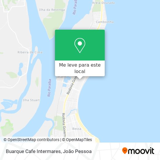 Buarque Cafe Intermares mapa