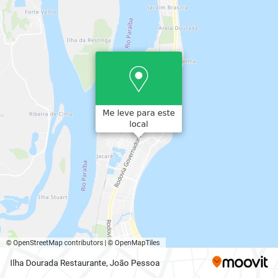 Ilha Dourada Restaurante mapa