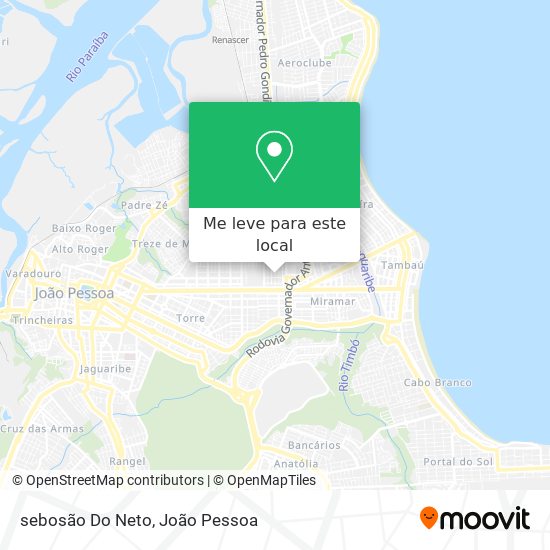 sebosão Do Neto mapa