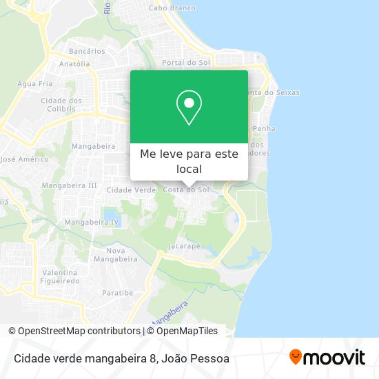 Cidade verde mangabeira 8 mapa