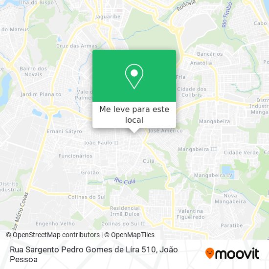 Rua Sargento Pedro Gomes de Líra 510 mapa