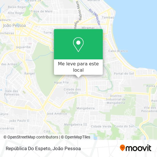 República Do Espeto mapa