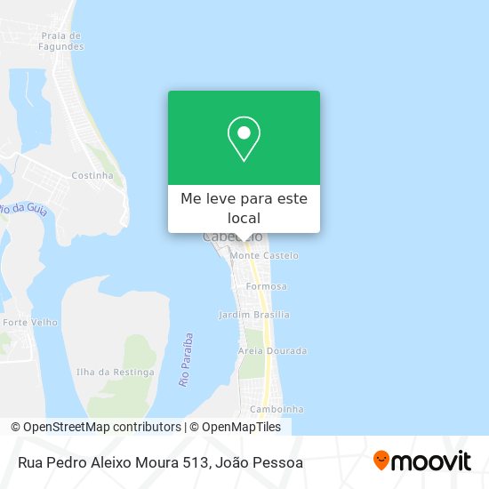 Rua Pedro Aleixo Moura 513 mapa