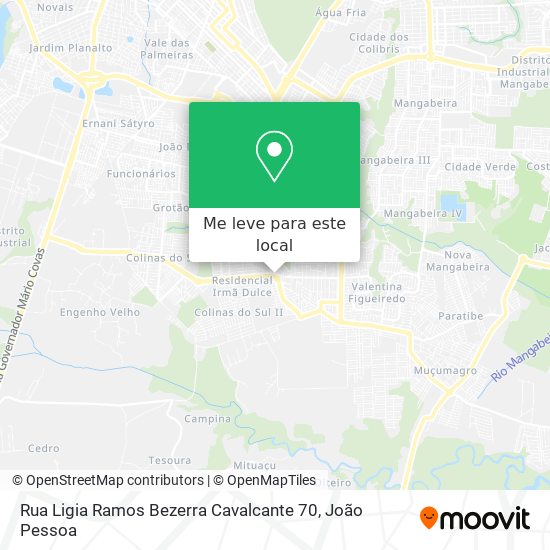 Rua Ligia Ramos Bezerra Cavalcante 70 mapa