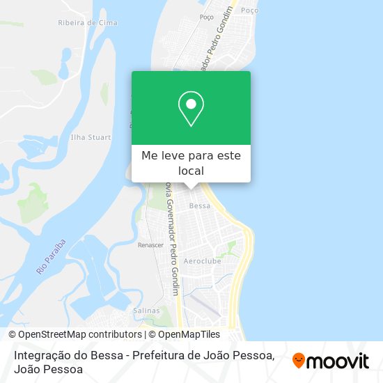 Integração do Bessa - Prefeitura de João Pessoa mapa