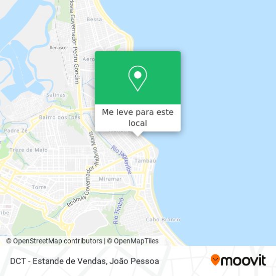 DCT - Estande de Vendas mapa