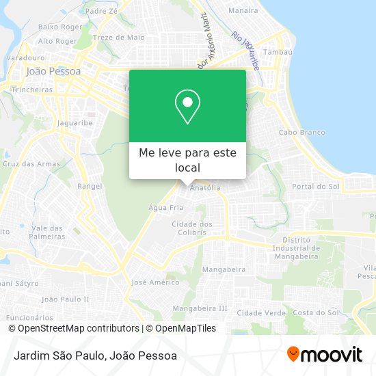 Jardim São Paulo mapa