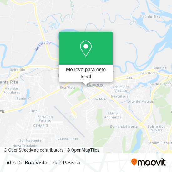 Alto Da Boa Vista mapa
